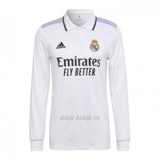 Camiseta Real Madrid Primera Manga Larga 2022-2023