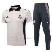 Conjunto Polo del Real Madrid 2024-2025 Rosa Claro