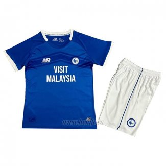 Camiseta Cardiff City Primera Nino 2024-2025