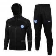 Chandal con Capucha del Inter Milan 2024-2025 Negro