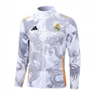 Chaqueta del Real Madrid Dragon 2024-2025 Blanco