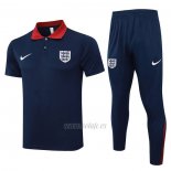 Conjunto Polo del Inglaterra 2024-2025 Azul