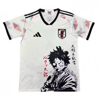 Tailandia Camiseta Japon Anime Luffy 2024-2025 Blanco