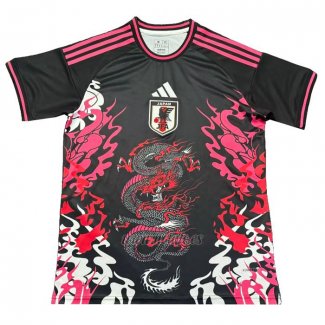 Tailandia Camiseta Japon Dragon 2024-2025 Negro y Rosa